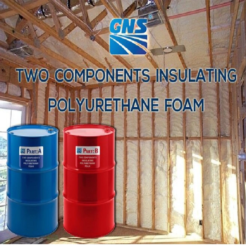 Two Component, Closed Cell Polyurethane Foam Rigid Non-CFC Containing Foam